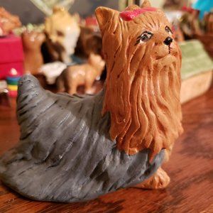 Yorkie Hand Painted Clay